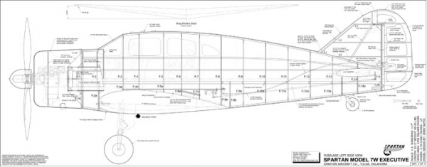 Spartan Executive 1/4 Bauplan
